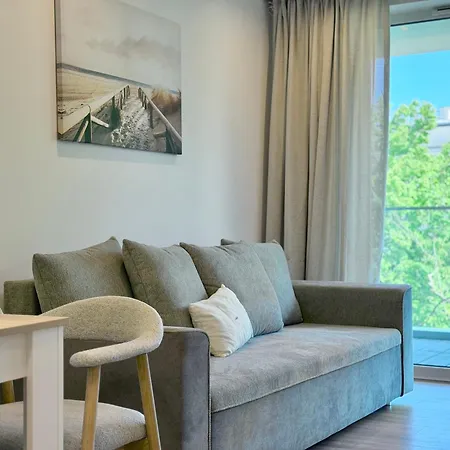 4 Summer Creamy White Blue Parking Podziemny W Cenie Apartment *